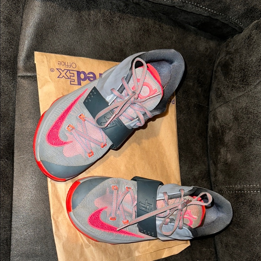Nike Kids' Gray and Pink Athletic Shoes